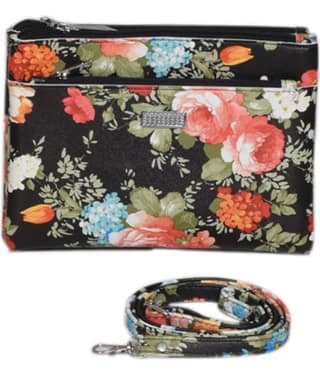 Sunvika House Black Fabric Sling Bag