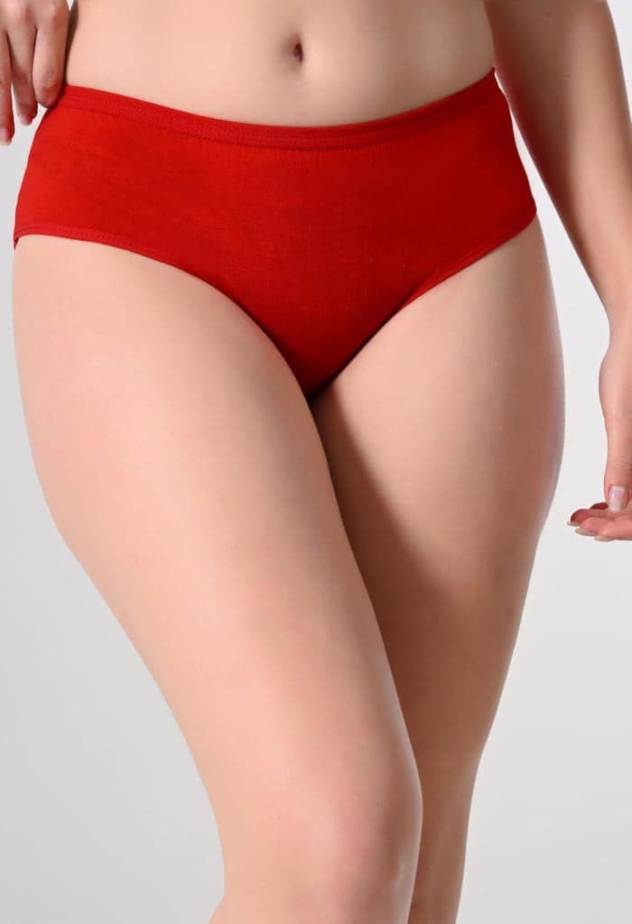 FAIROSTORE Women's Cotton Panties Comfortable Solid Panties Multicolor (XL Size 95 cm) Panties (Pack of 3) view 2