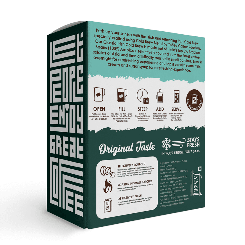Irish Cold Brew - Easy Brew Cold Brew Bags view 2