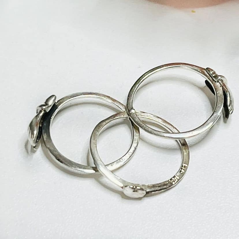 Three Interlocking Rings, Rings for Women and Girls Silver Ring | Valentine Ring, Rings Silver Toned Finger Ring for Women | Birthday Gift For girls and women Anniversary Gift for Wife, Friendship Ring. view 6