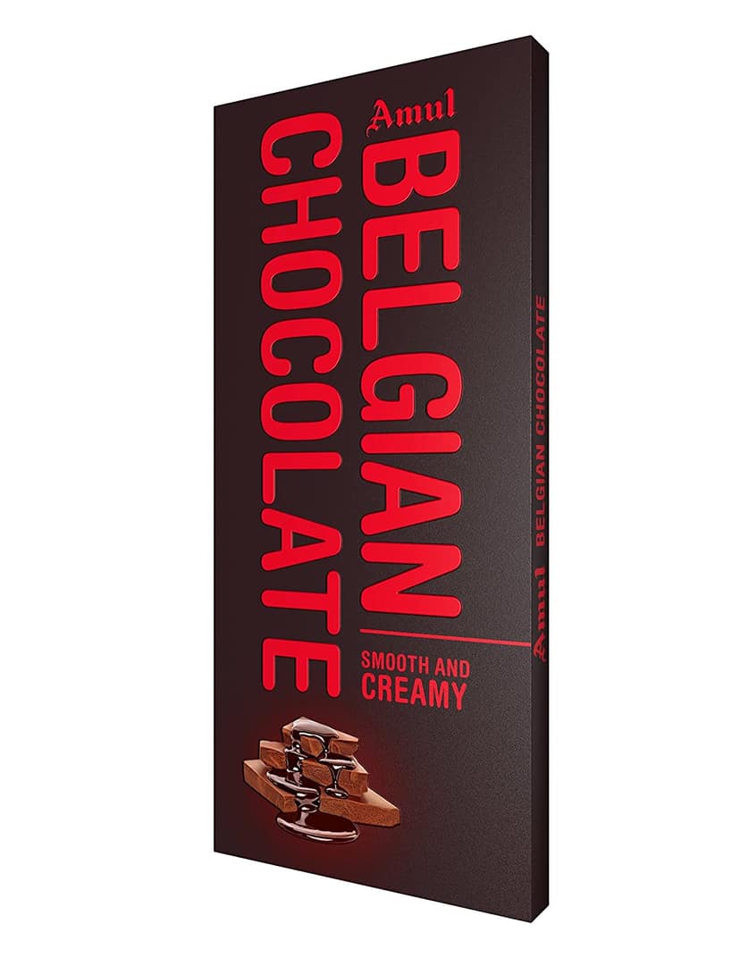 Amul Belgian Milk Chocolate, 125 gm