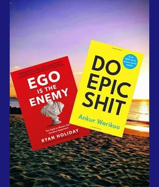 Ego Is The Enemy + Do Epic Sht (Paperback, Ryan Holiday, Ankur Warikoo)