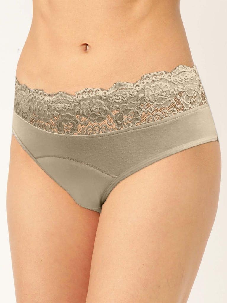 Teen Hipster Lenzing Modal Lace Period Underwear view 3