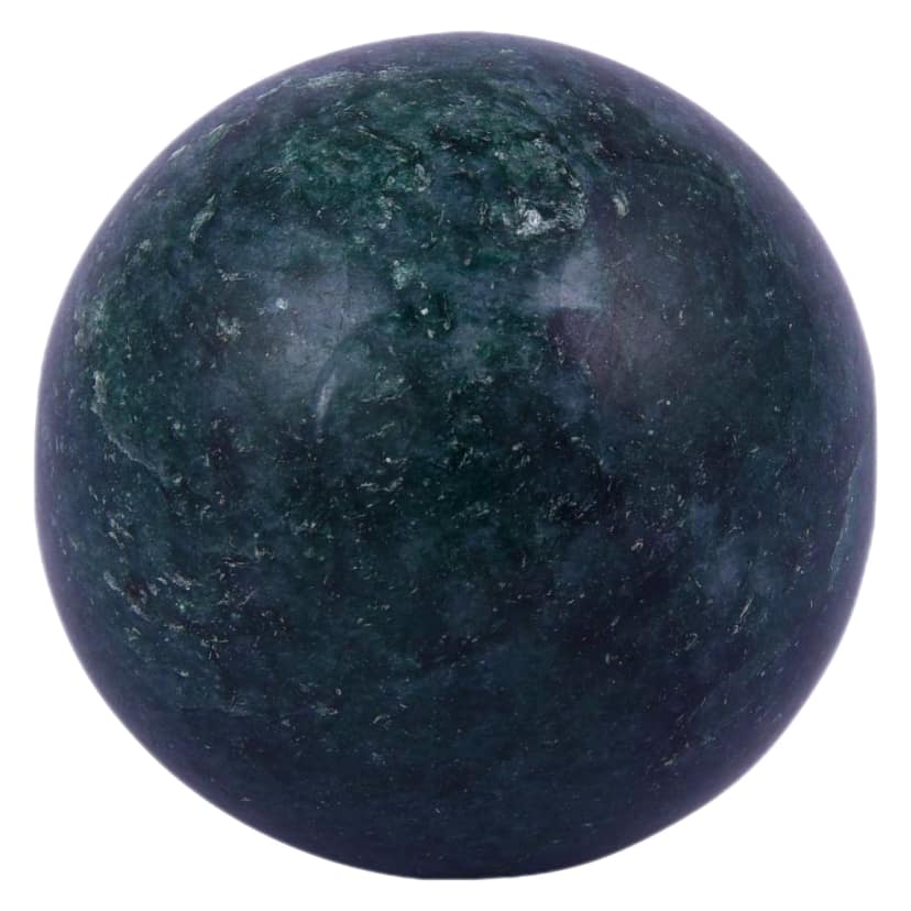 Green Mica Ball Healing Crystal Handcarved Crystal Stone Sphere Ball, Polished Feng Shui Crystal Ball for Reiki, Healing, Vastu(KI_21) by Krishna Impex