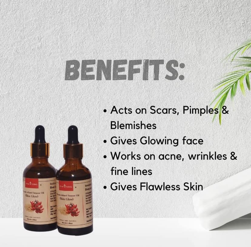 PNC-Palaash Sesame Oil 50ML Each Pack of 2 Way to Care & Nourishes Skin view 5
