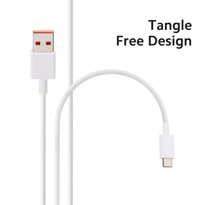 Xiaomi 6A HyperCharge Cable 120W Hyper charging speed 1M (White) view 3