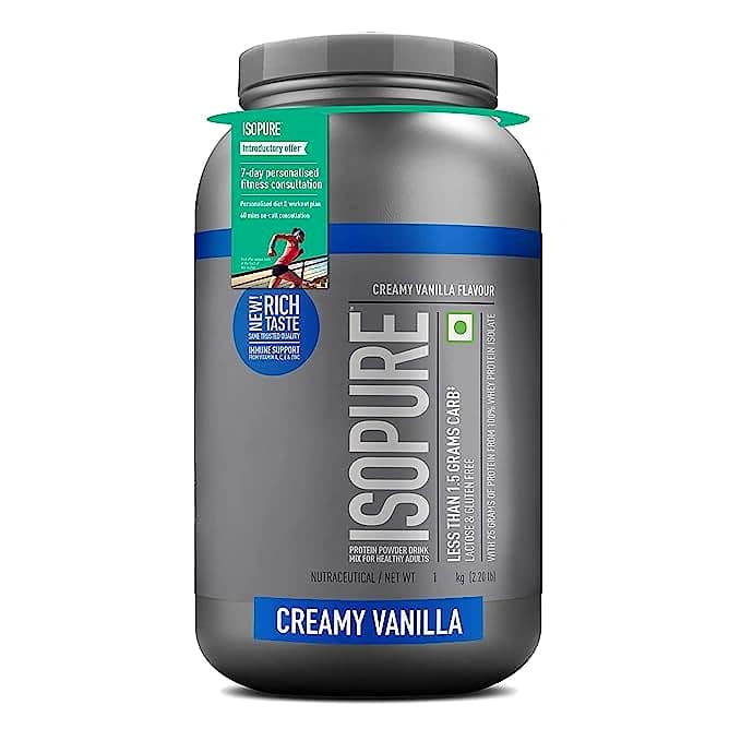 Nature's Best ISO PURE Whey Protein (Flavour - CREAMY VANILLA) by Total Sporting And Fitness Solutions Pvt Ltd