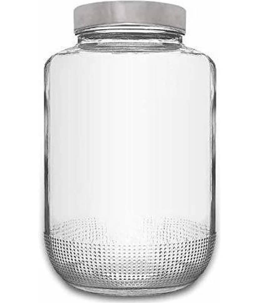 CROCO JAR - White Glass Food Container ( Pack of 1 ) view 2