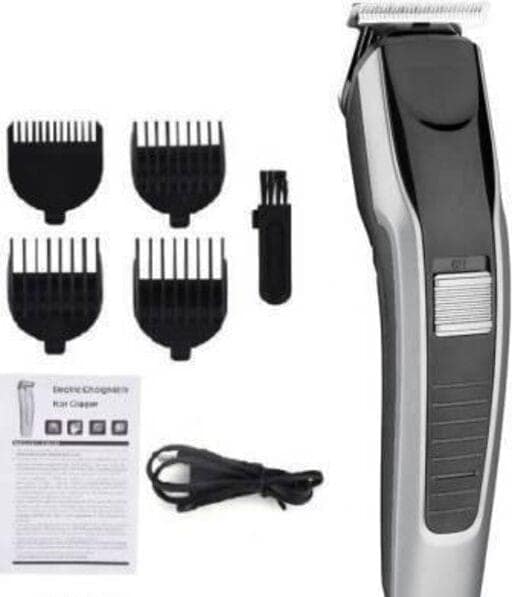 AT-538 Rechargeable Hair Beard Trimmer for Men Trendy Styler HTC Trimmer Stainless Steel Sharp Blade Beard Shaver view 2