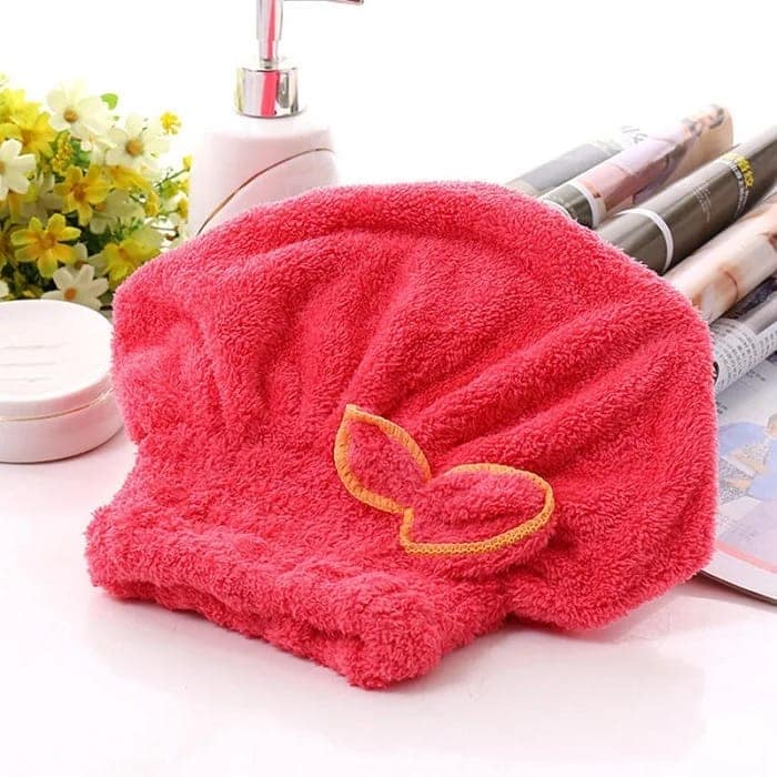 Bow Hair Towel (Random Color) view 5