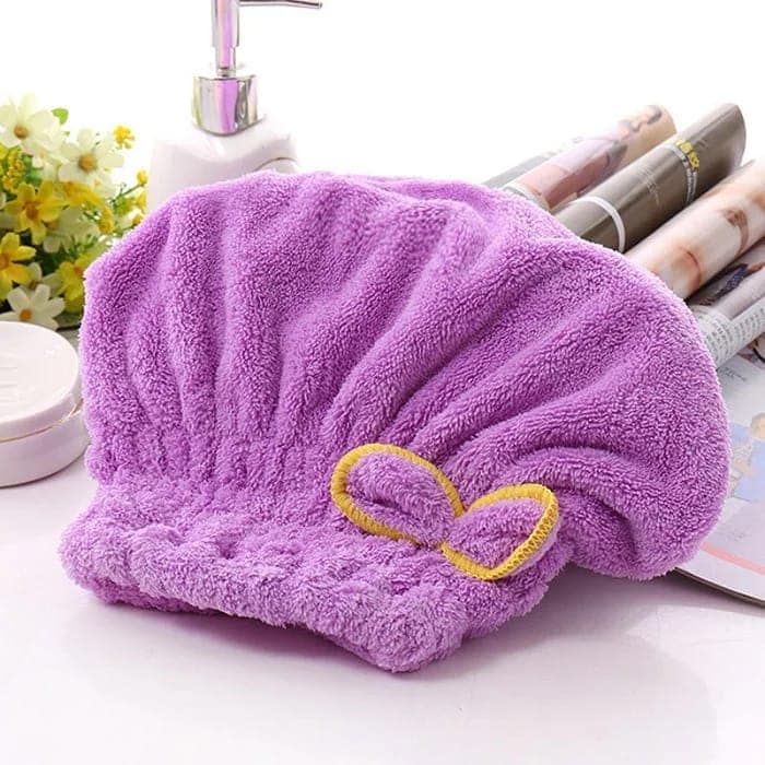 Bow Hair Towel (Random Color) view 6