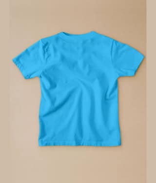 Be Awara Pack of 1 Unisex for Baby Cotton T-Shirt ( Blue )