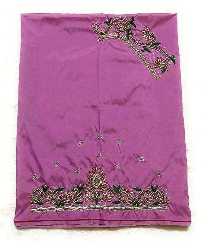 Buy Online Pink Color Embroidery Work Blouse Design For Women at Lowest Price view 4