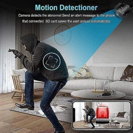WiFi Spy Camera 360° Security Camera for Home Outdoor High HD Spy Magnet Mini Spy WiFi Magnetic Live Stream Night Vision IP Wireless (1) view 6