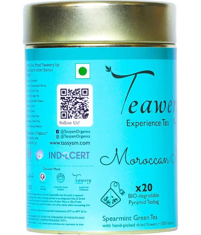 Tassyam Mint Tea Bags 40 gm view 3