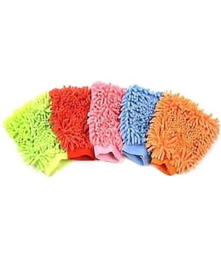 Raj Microfiber Standard Size Cleaning Glove 5 Microfiber Glove