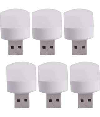 DAJUBHAI - White Night Lamp ( Pack of 8 )
