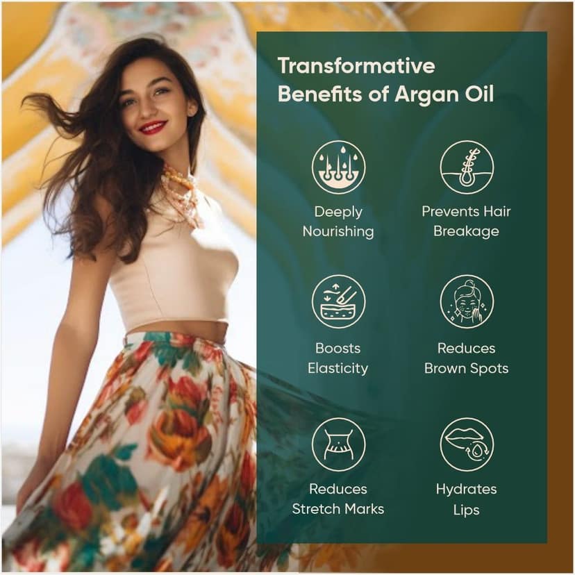 Organic Moroccan Argan Oil for Hair, Face & Body view 5