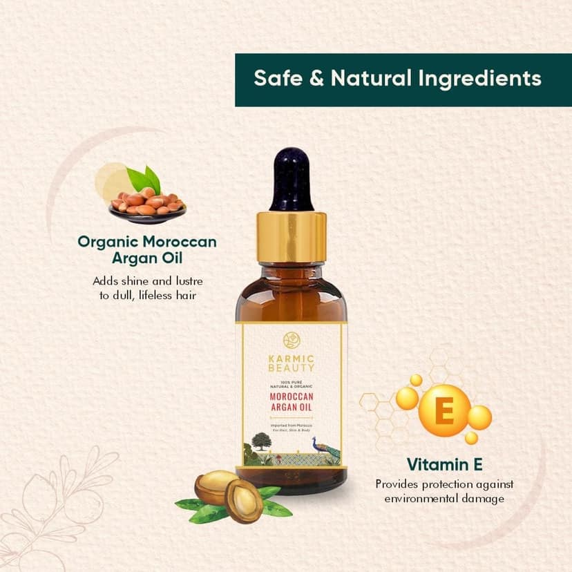 Organic Moroccan Argan Oil for Hair, Face & Body view 6