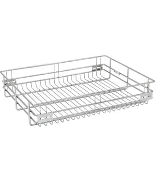 Raja Silver Stainless Steel Kitchen Basket