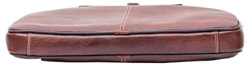 Leatherman Leather Brown Laptop Bag (1015_Brown) view 5
