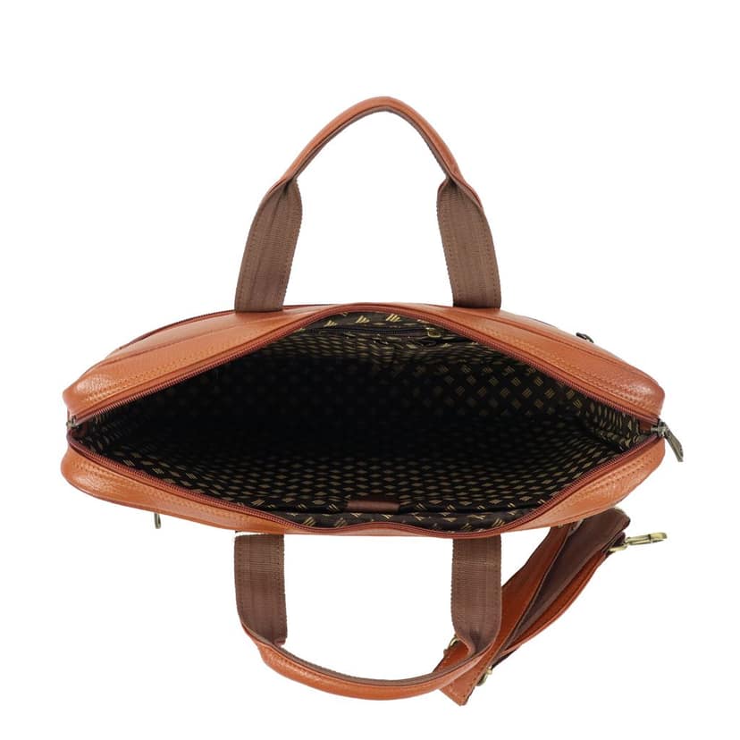 Genuine Leather FHS Laptop Bag For Men & Womens view 5