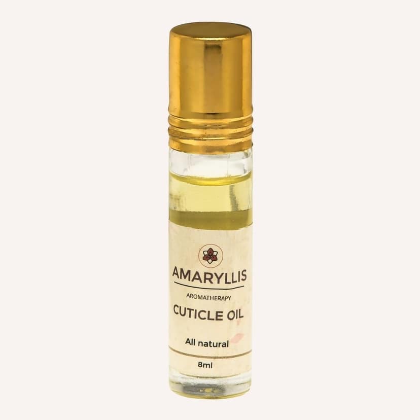 Amaryllis Deep Conditioning Cuticle Oil (Standard Size) | Argan, Jojoba & Almond Blend | Nail Repair & Strength