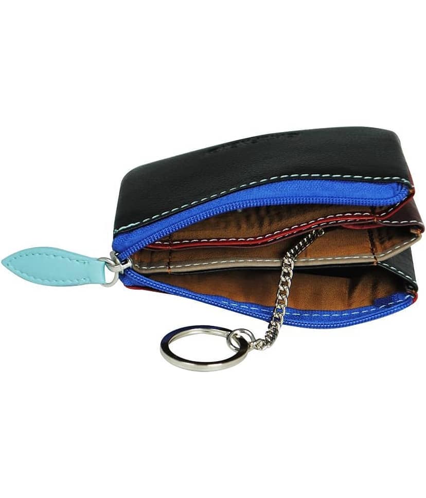 Calfnero Genuine Leather Key Case Coin Wallet