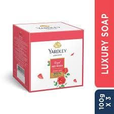 Yardley Soap, Red Roses, 100G (Pack Of 3)