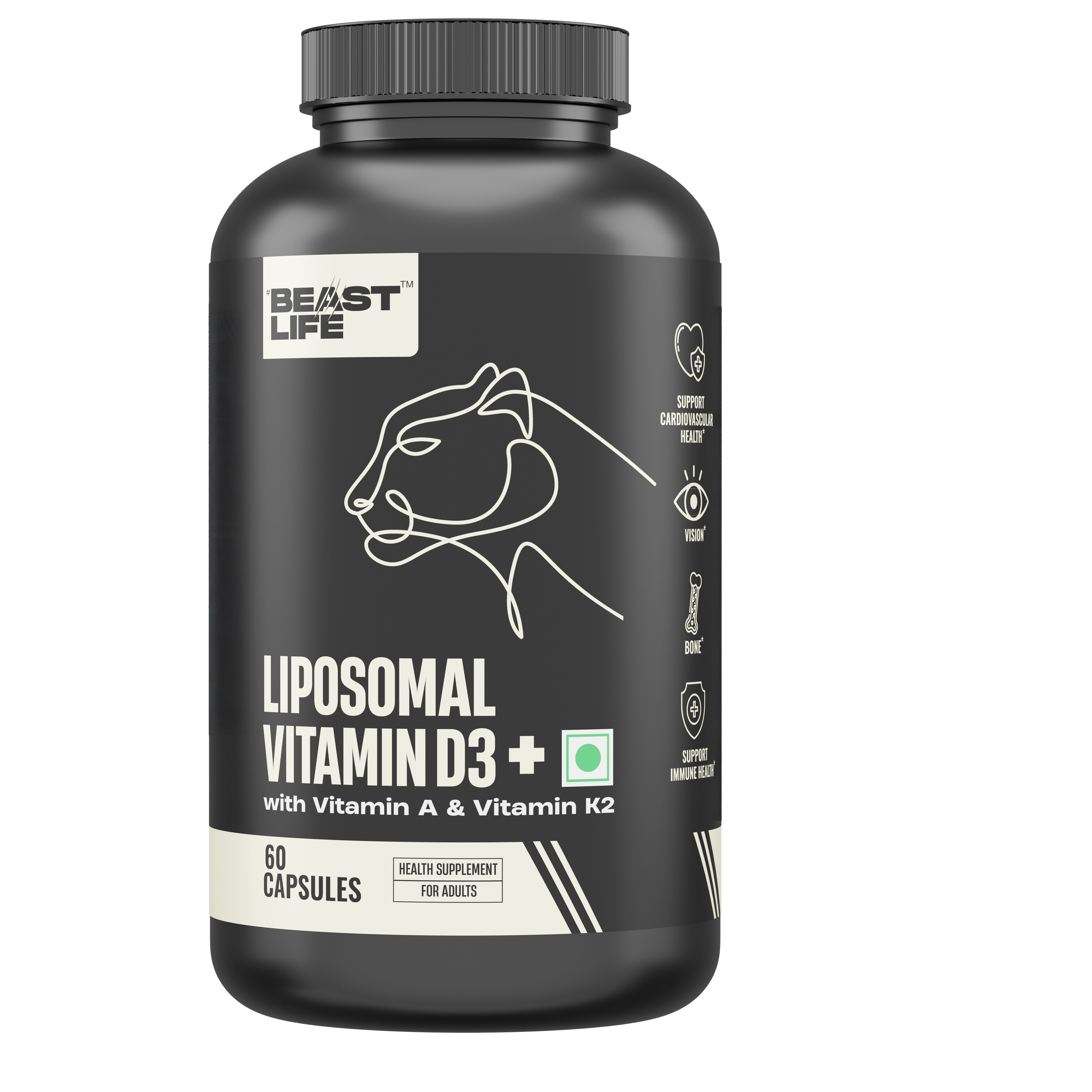 Liposomal Vitamin D3 Capsules | 60 N