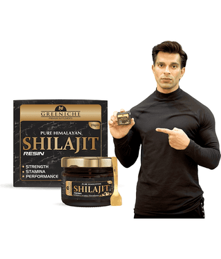 Greeniche Pure Himalayan Shilajit Resin | Strength, Stamina & Power- 20gm