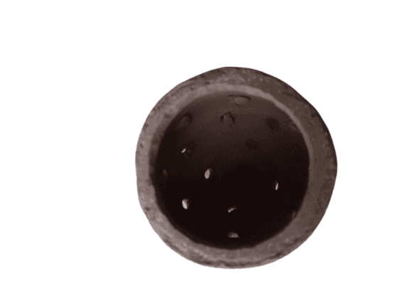 Handmade Clay Pot with Holes view 2