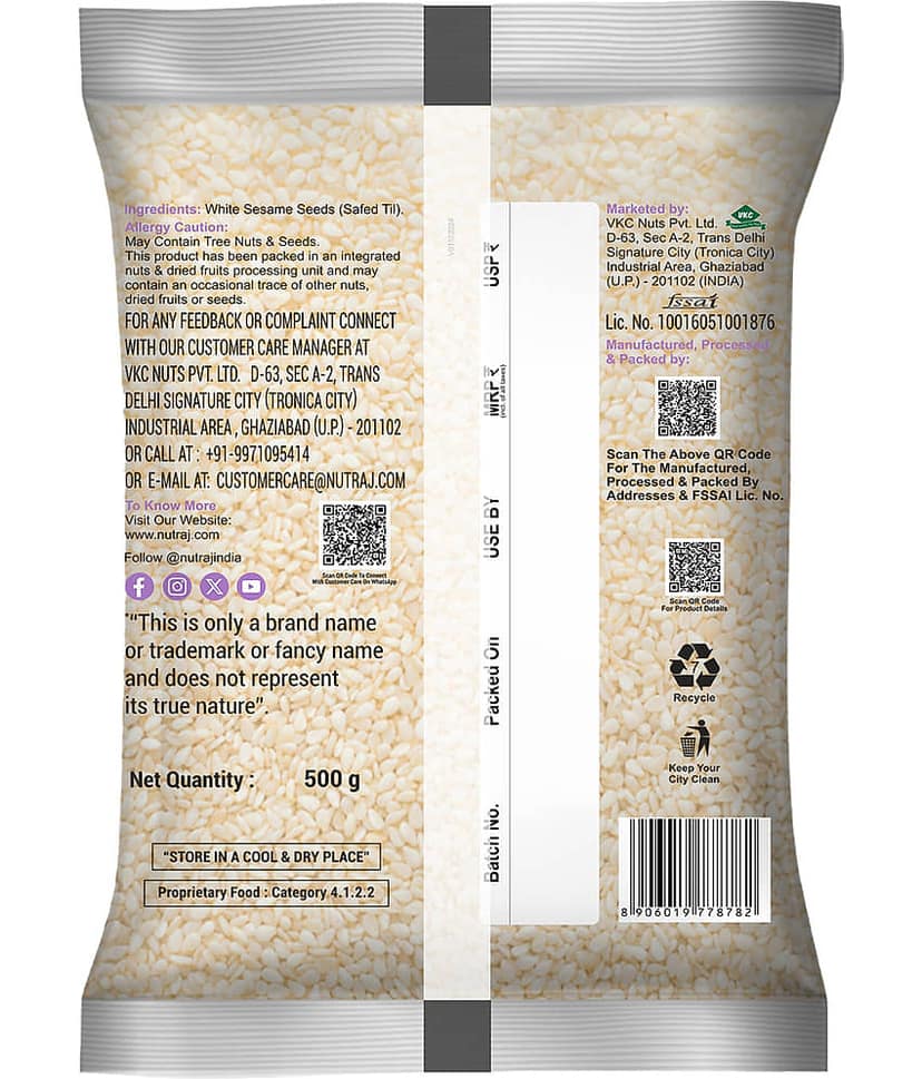 Nutraj Sesame Seeds ( Pack of 1 ) view 2