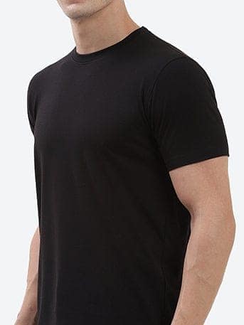 Cam Men's Black T-shirt view 6