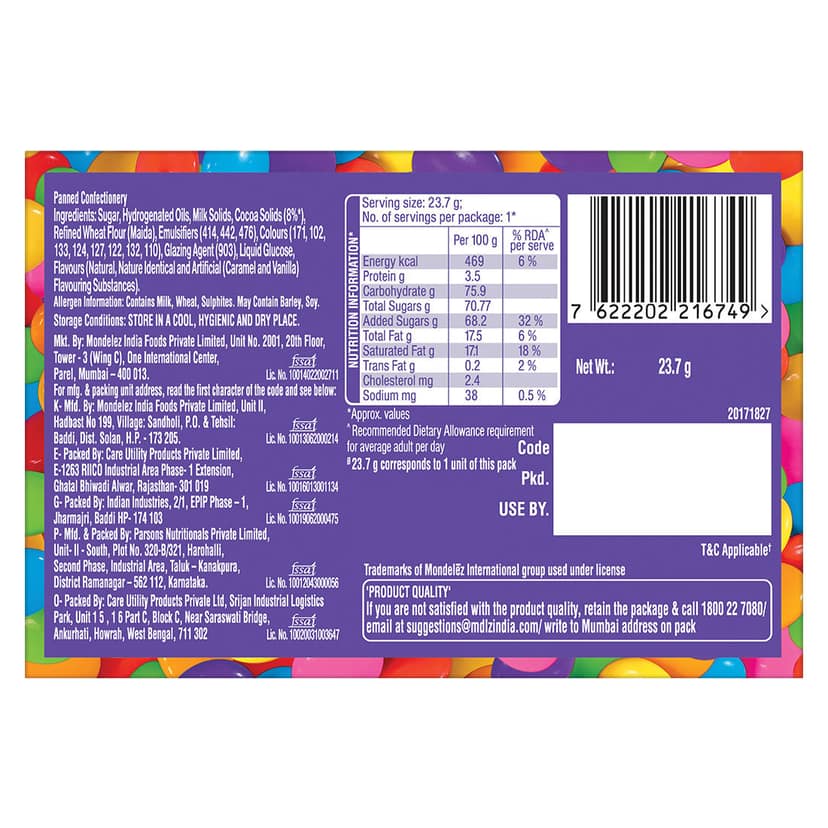 Cadbury Gems Duo Pack Chocolate view 2