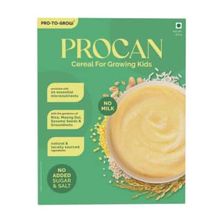 Pro To Grow Procan-D Banana Cereal 300g for Growing Kids | Enriched with Rice, Banana & Dates | No Added Sugar or Preservatives with 20 Micronutrients | Gluten-Free Formula for Complete Nutrition