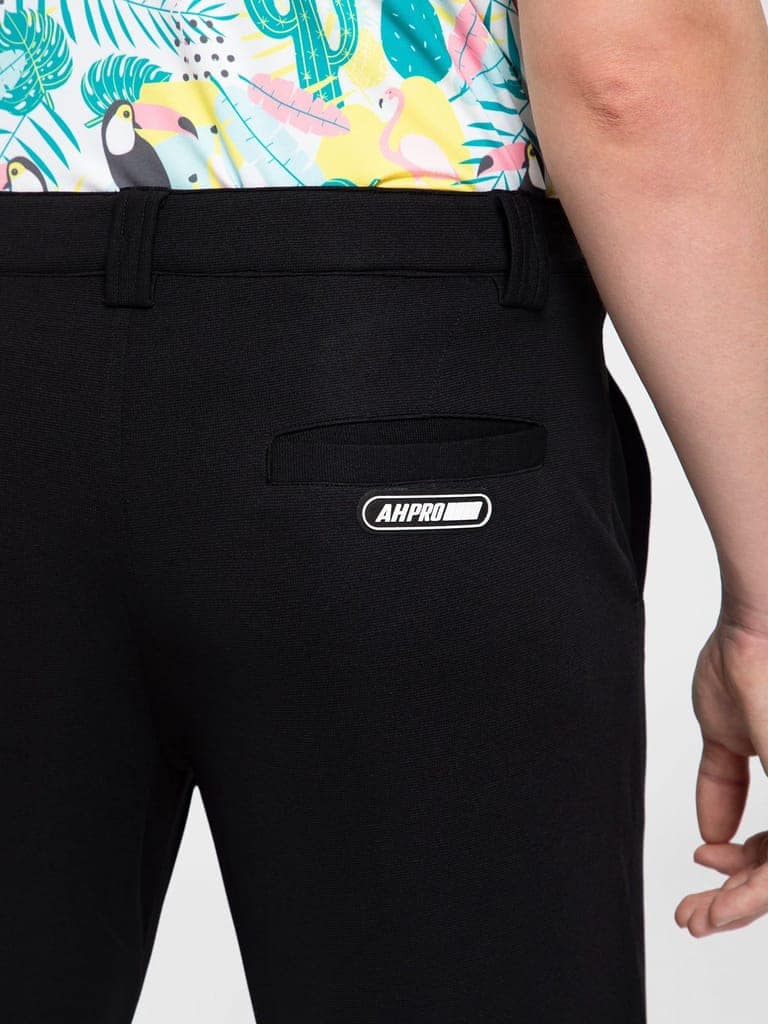 AH Ultra - AH Black Golf Shorts