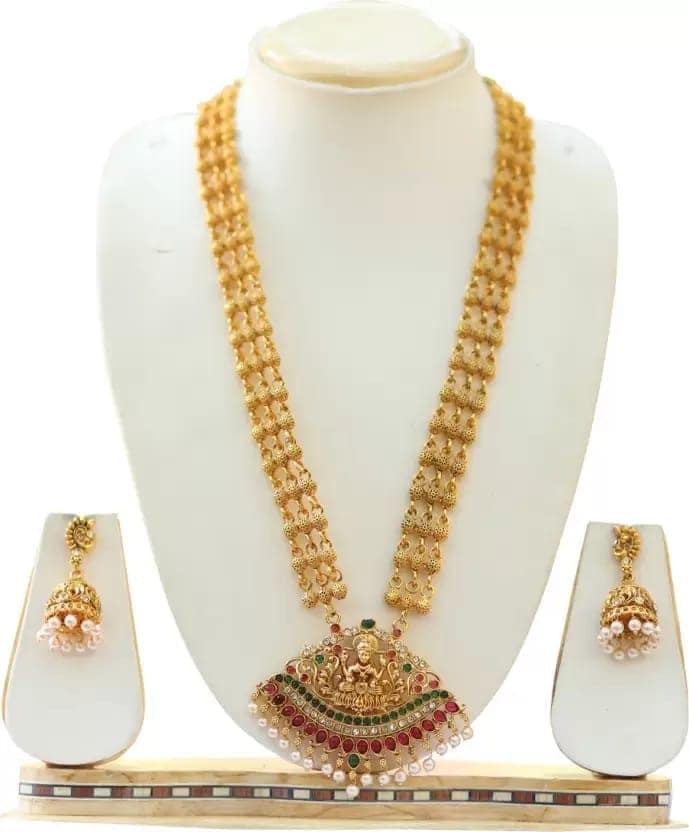 Alloy Gold-plated Multicolor Jewel Set (Pack of 1)
