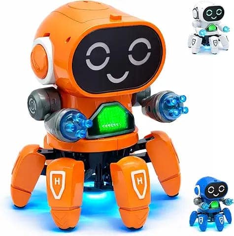 VGRASSP Bot Robot Pioneer Colorful Lights and Music All Direction Movement Dancing Robot Toys for Boys and Girls (Color as per Stock Availability) view 2