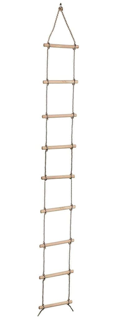 REZNOR Climbing Rope Ladder Ninja Ladder for Kids - Ninja Warrior Slackline Ladder, Playground Equipment - Ninja Obstacle Ladder Rope Swing for Children view 2