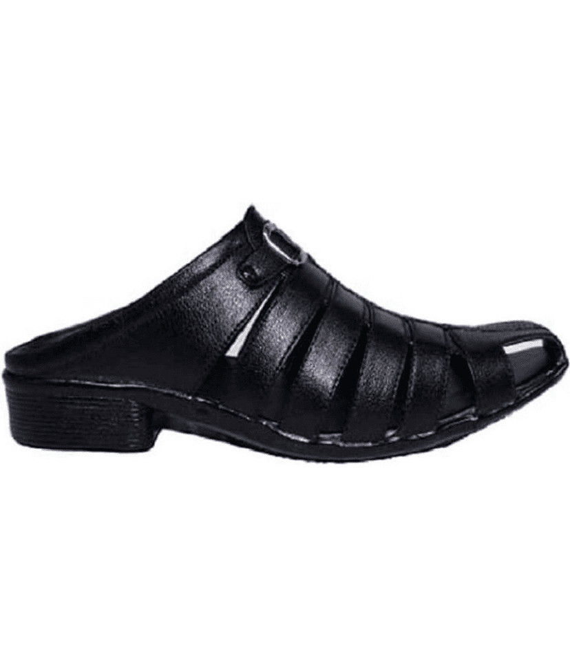 INFINITRENZ - Black Men's Sandals view 2