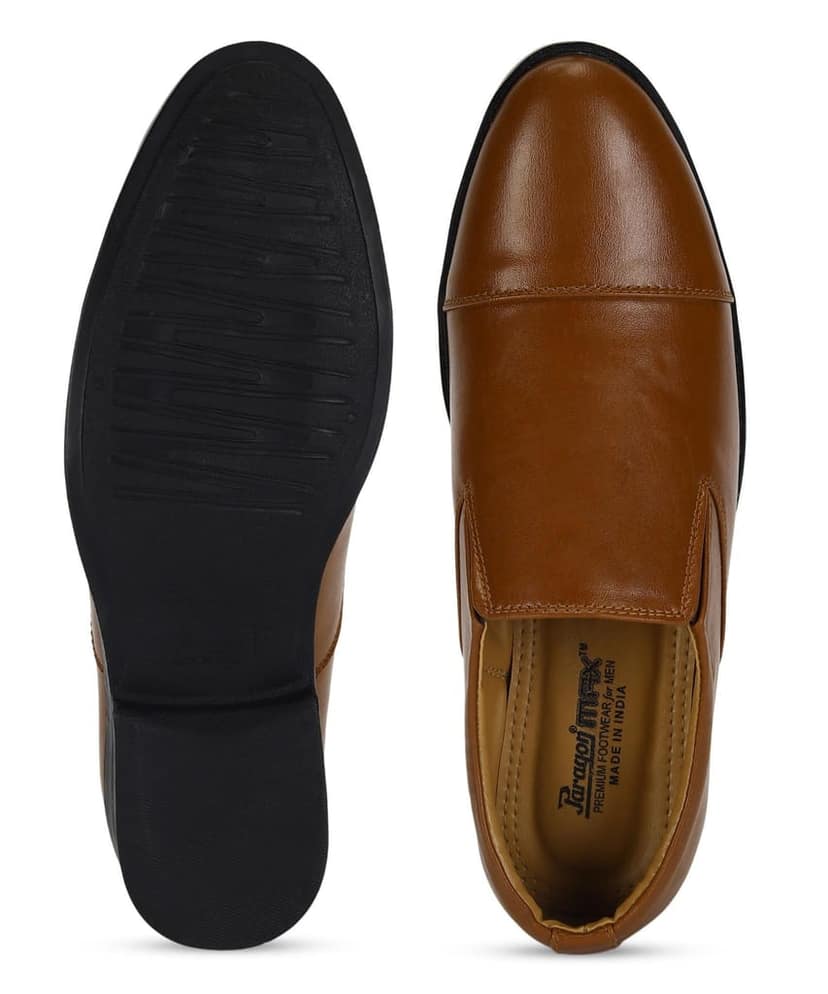 Paragon Men Formal Shoes | Smart & Sleek Design | Comfortable Sole with Cushioning | Daily & Occasion Wear view 6