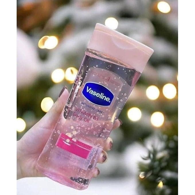 Vaseline Intensive Care Nourishing Glow Body Oil with Vitamin B3 – 200ml | Deep Moisture for Even Tone & Radiant Skin view 3