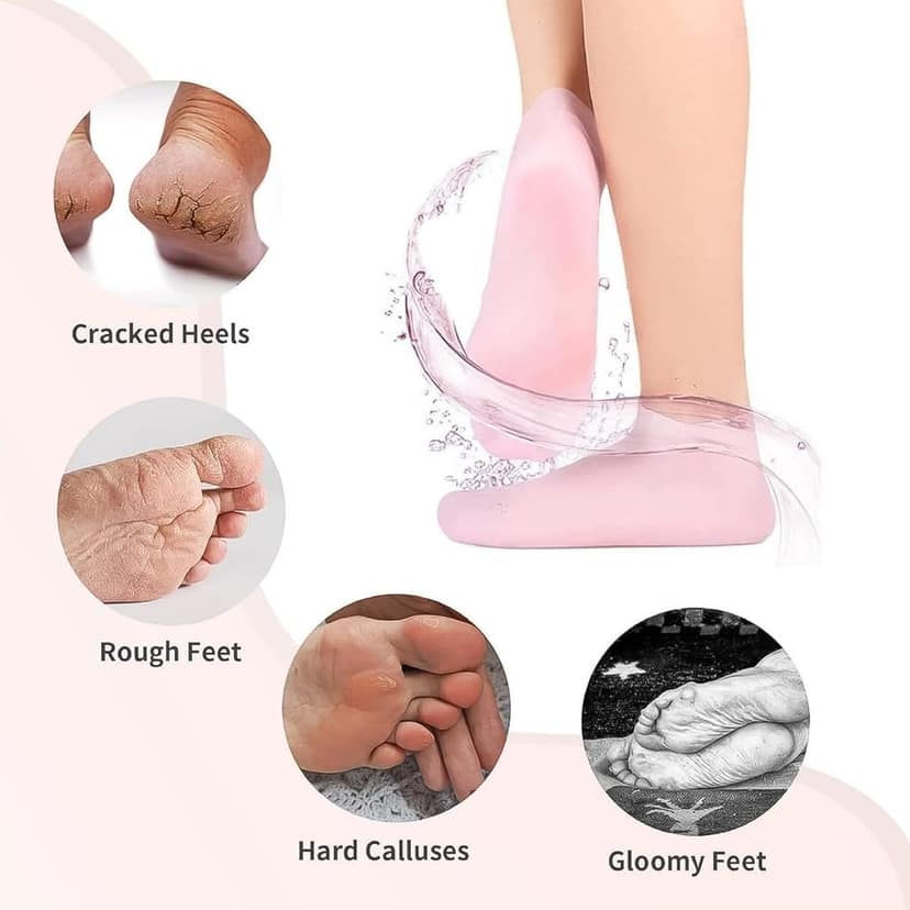 Silicone Moisturizing Socks (1 Pair) view 3