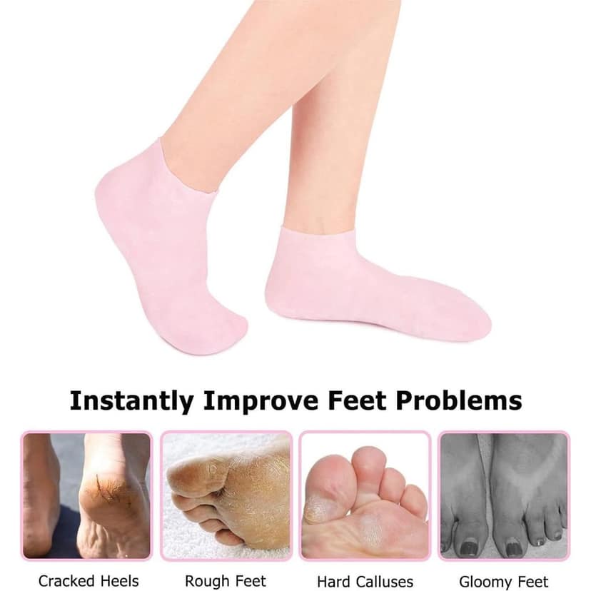 Silicone Moisturizing Socks (1 Pair) view 4