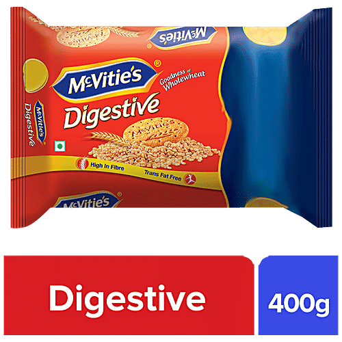 McVitie's Digestive High Fibre Biscuits With Goodness Of Wholewheat, 400 g
