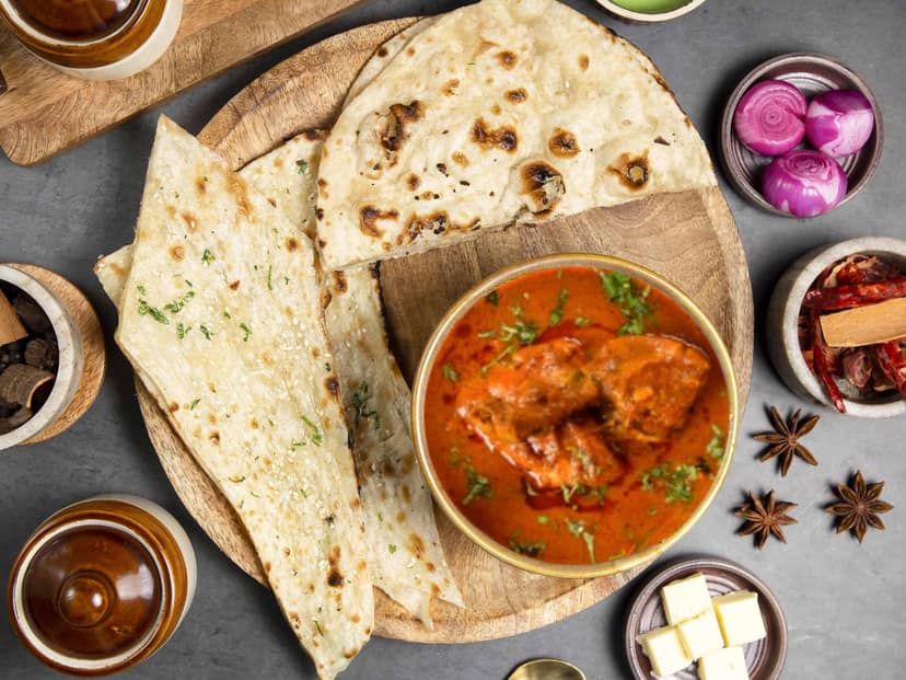 Chicken curry meal