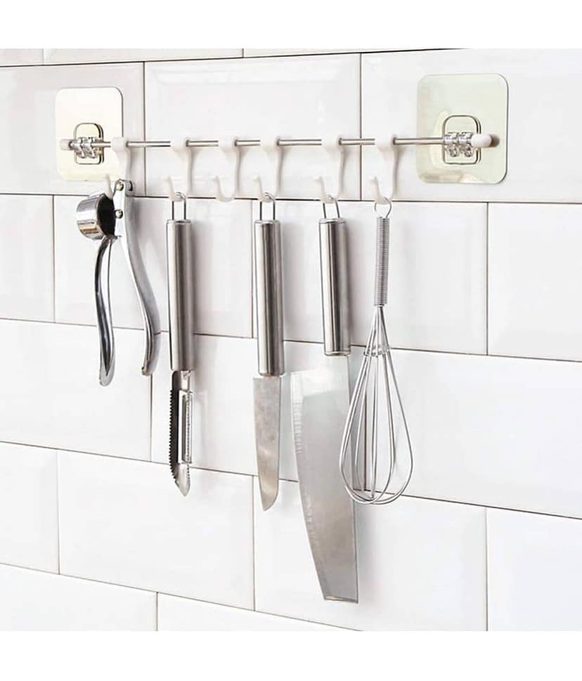 GEEO White Steel Storage Racks ( Pack of 1 ) view 2