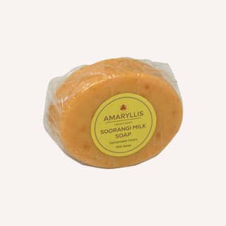Amaryllis Soorangi Handcrafted Goat Milk Soap (100g) | Rich Lather & Nourishing | Sensitive Skin Care