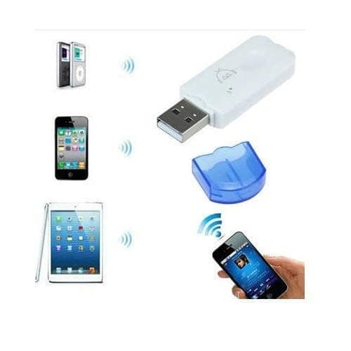 USB Bluetooth Dongle Car Bluetooth 4.0 USB Music with mic Audio Receiver Wireless Bluetooth Audio Music Adapter Car Wireless Hands-Free Dongle Kit for Speaker, USB Bluetooth -(White) view 6